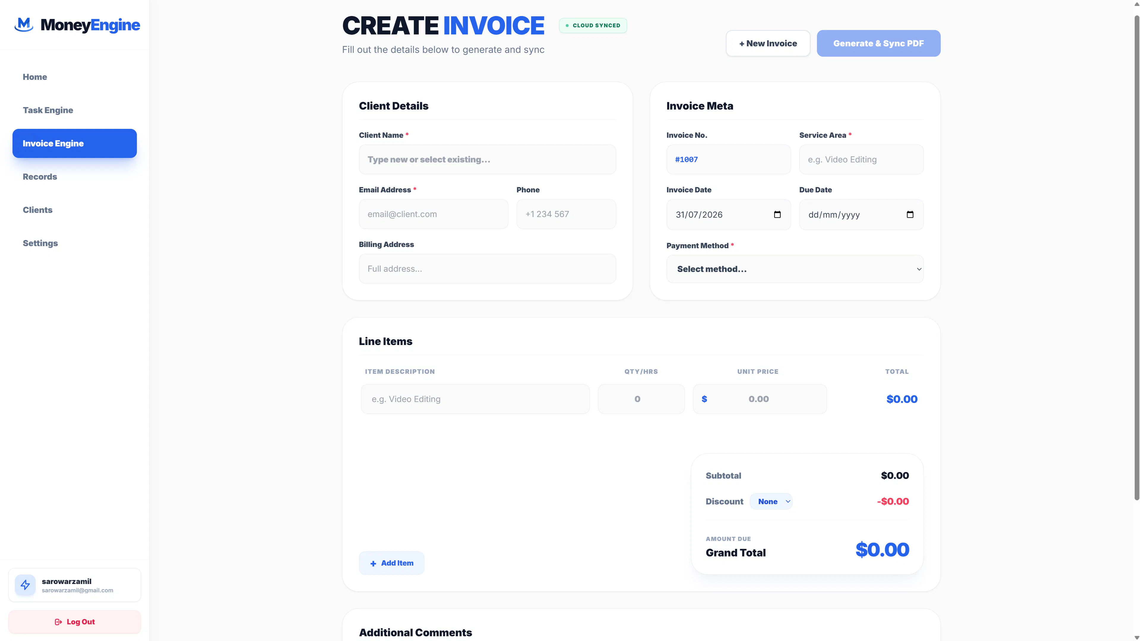 Money Engine screenshot