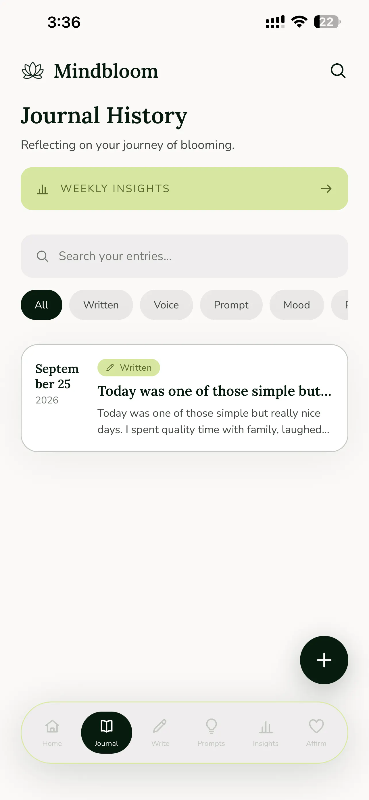 MindBloom: Private AI Journaling gallery image