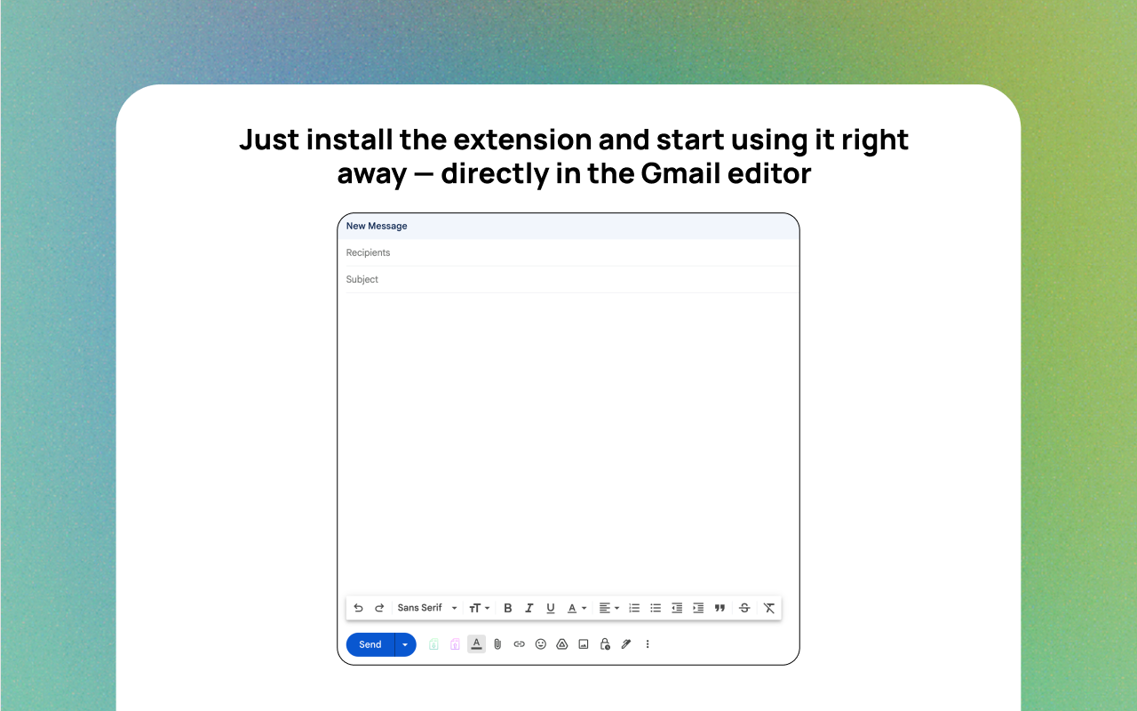 Gmail Template with Attachment gallery image