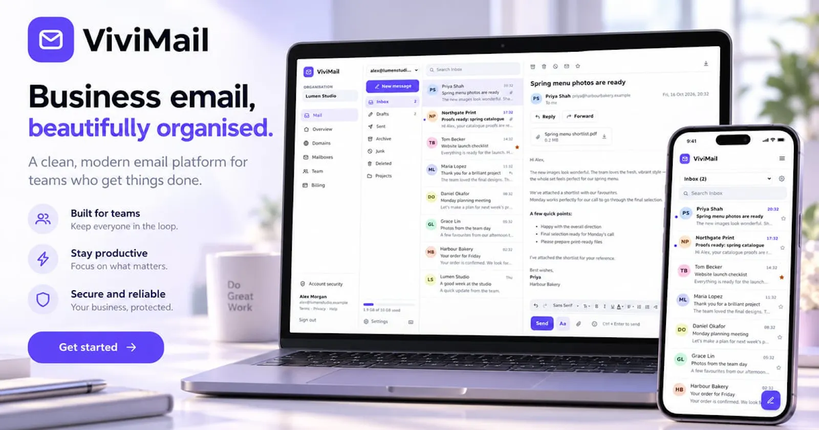 ViviMail screenshot 1
