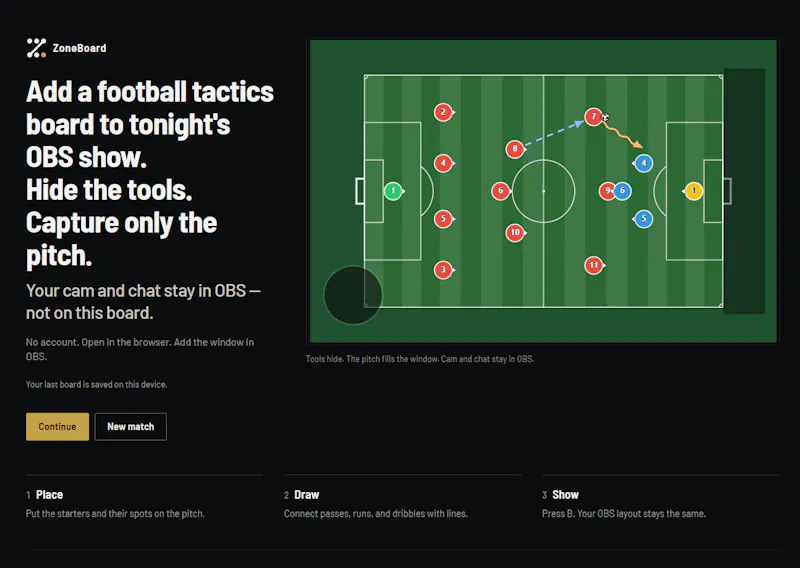 ZoneBoard for OBS screenshot 3