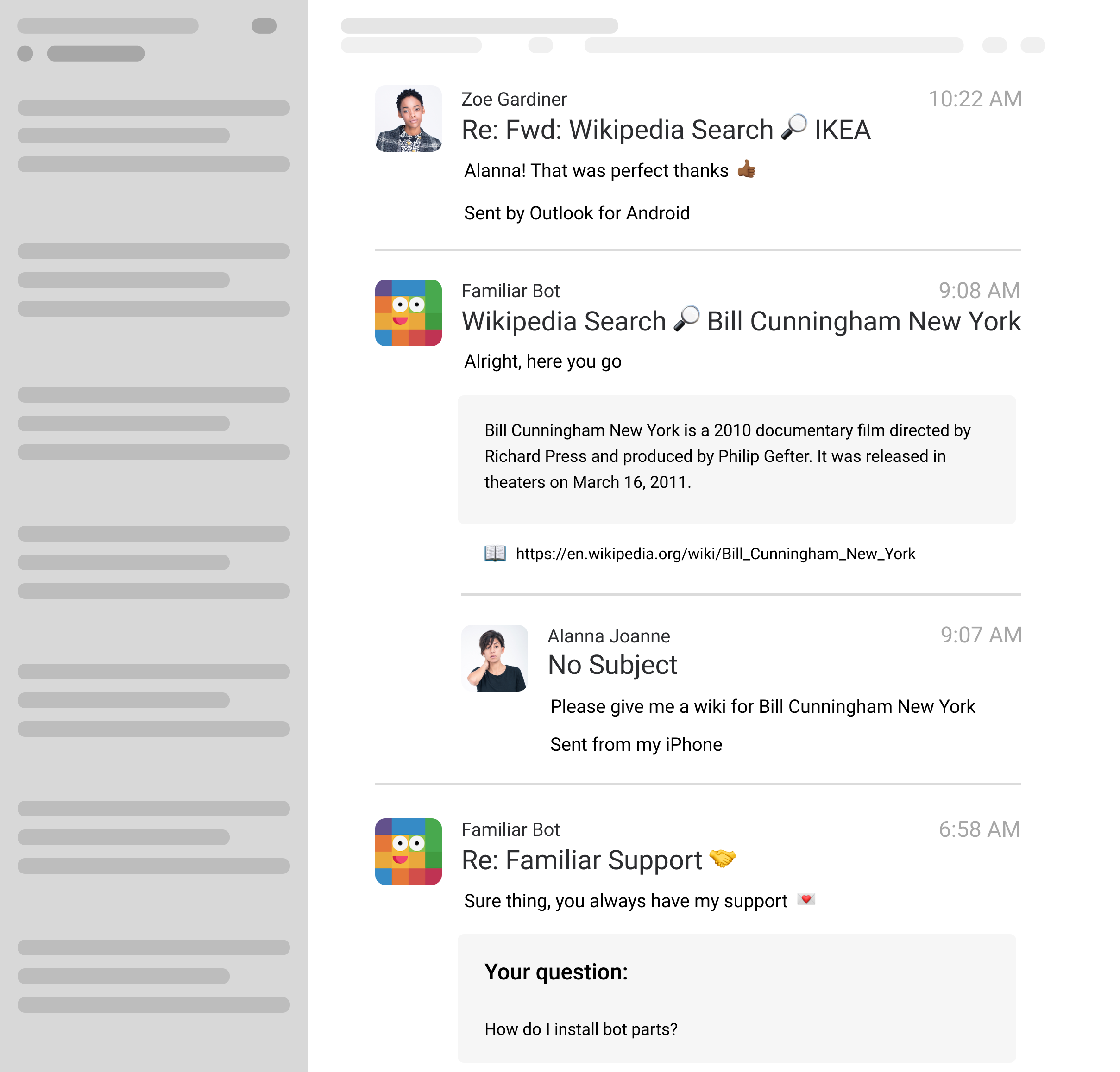 Wikipedia for Familiar Bot gallery image