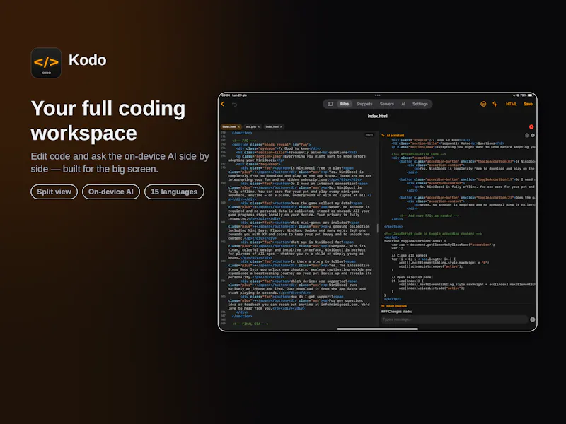 Kodo screenshot 1