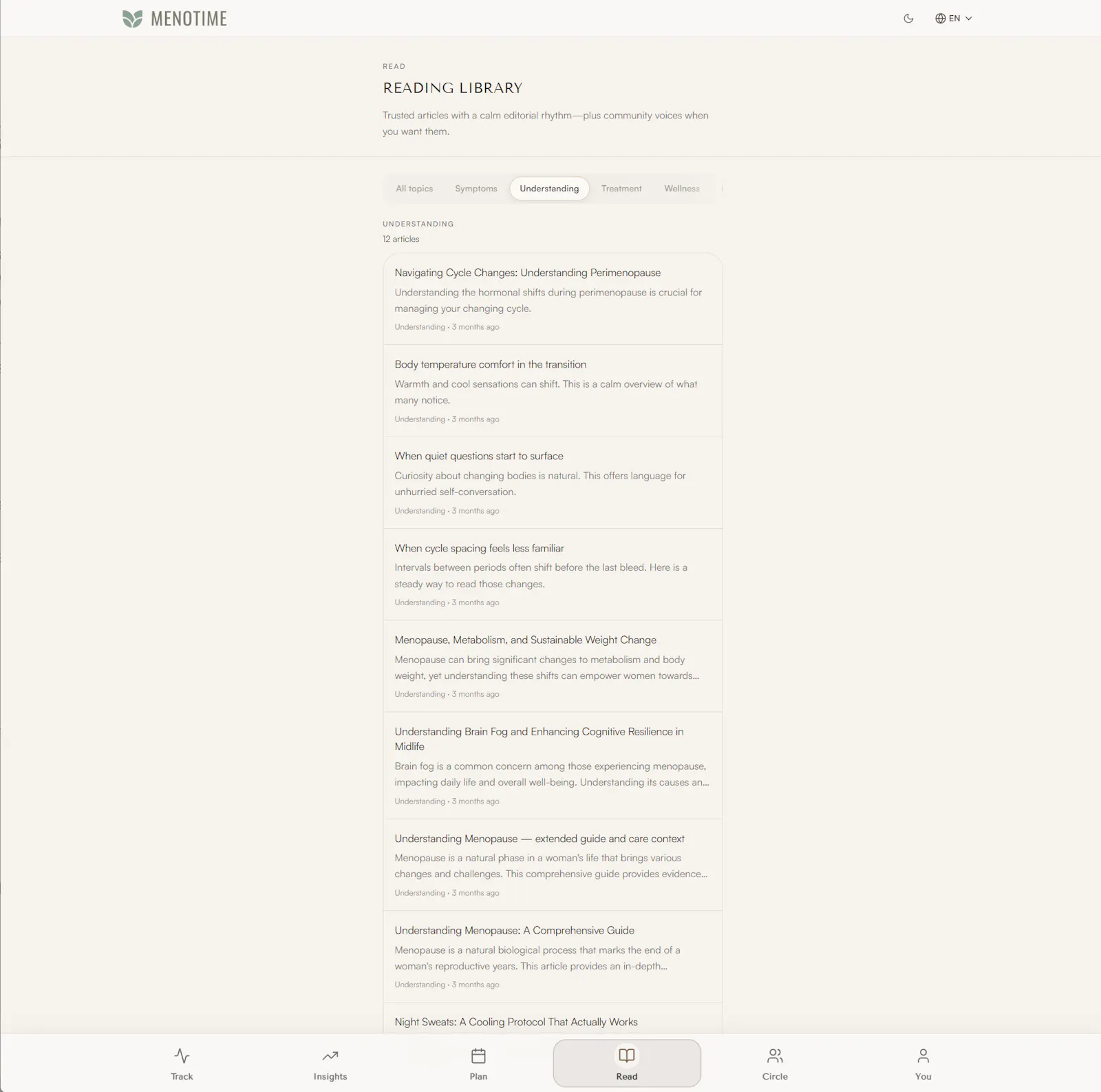 MenoTime screenshot 6