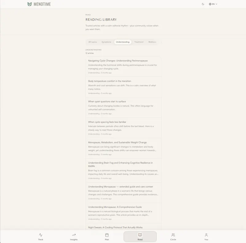 MenoTime screenshot 6