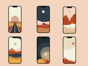 Modern Geometric & Landscape Wallpapers gallery image