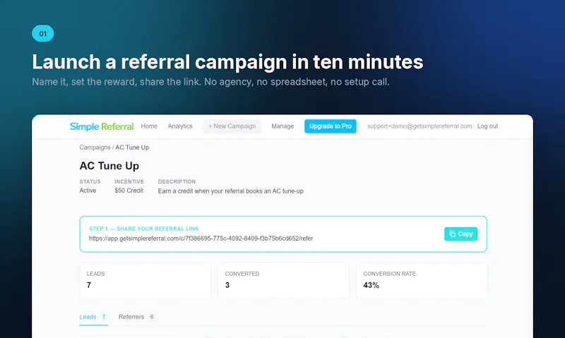 Simple Referral screenshot 2