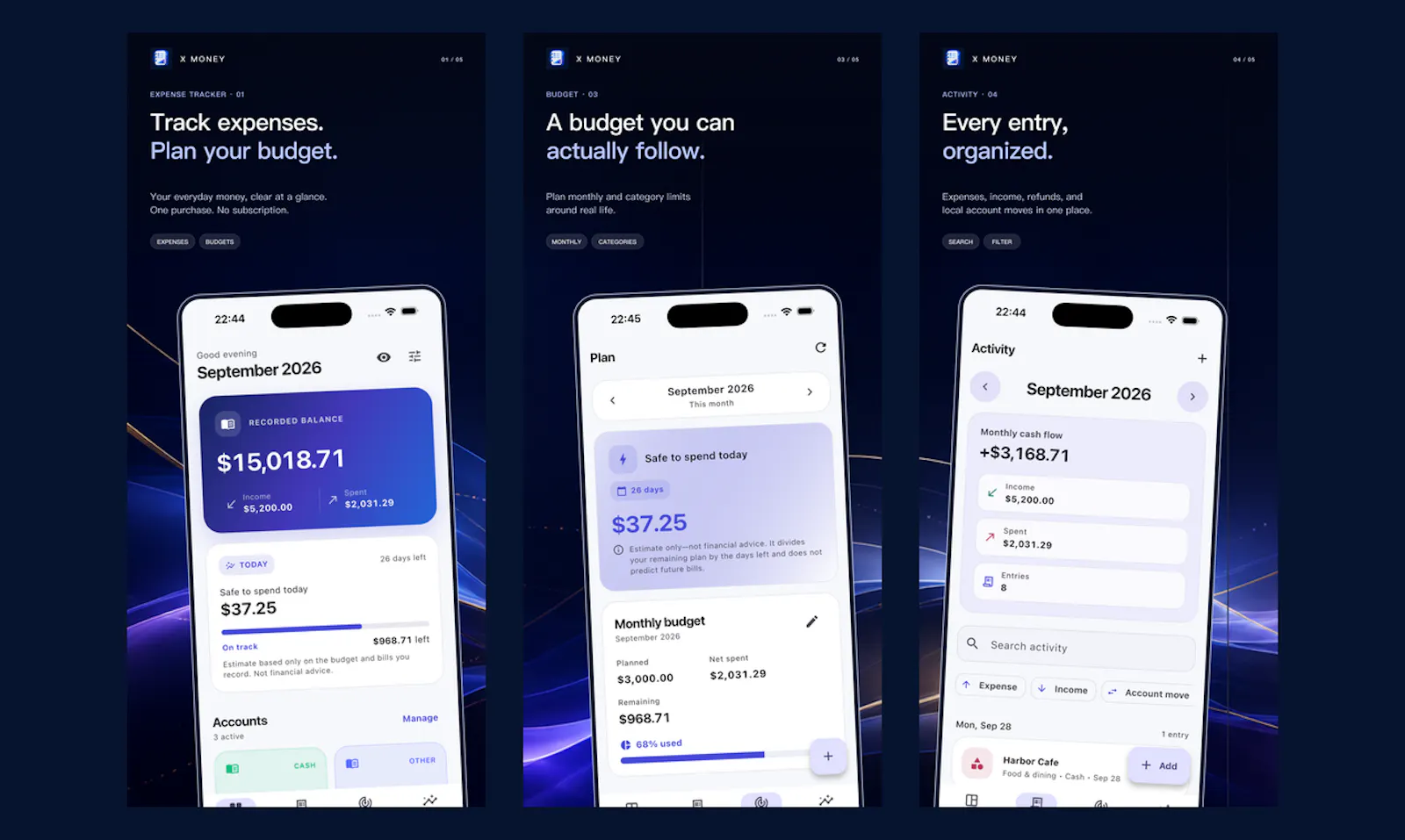 X Money: Expense Tracker screenshot 3