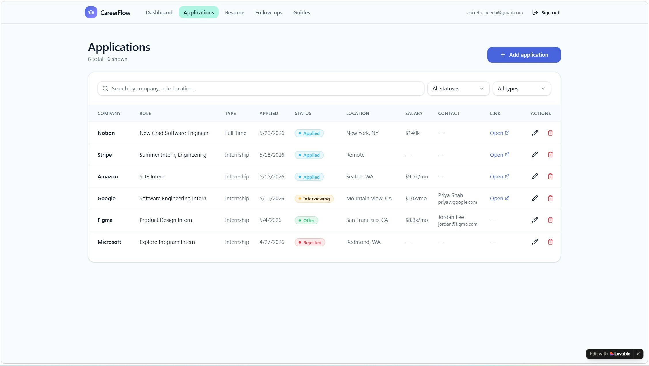 CareerFlow gallery image