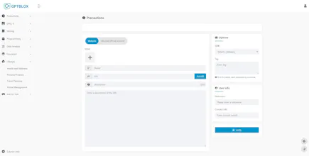 GPTBLOX: GPTs Classification&Insight Hub gallery image