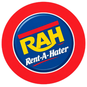 Rent-a-Hater - Product Hunt launch logo and brand identity