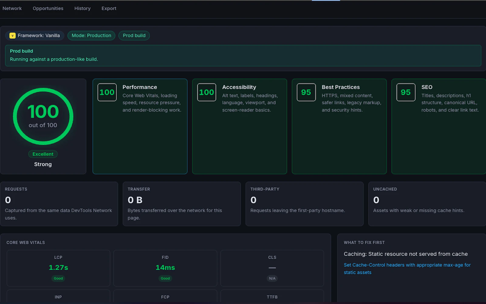 PerfLens screenshot 2