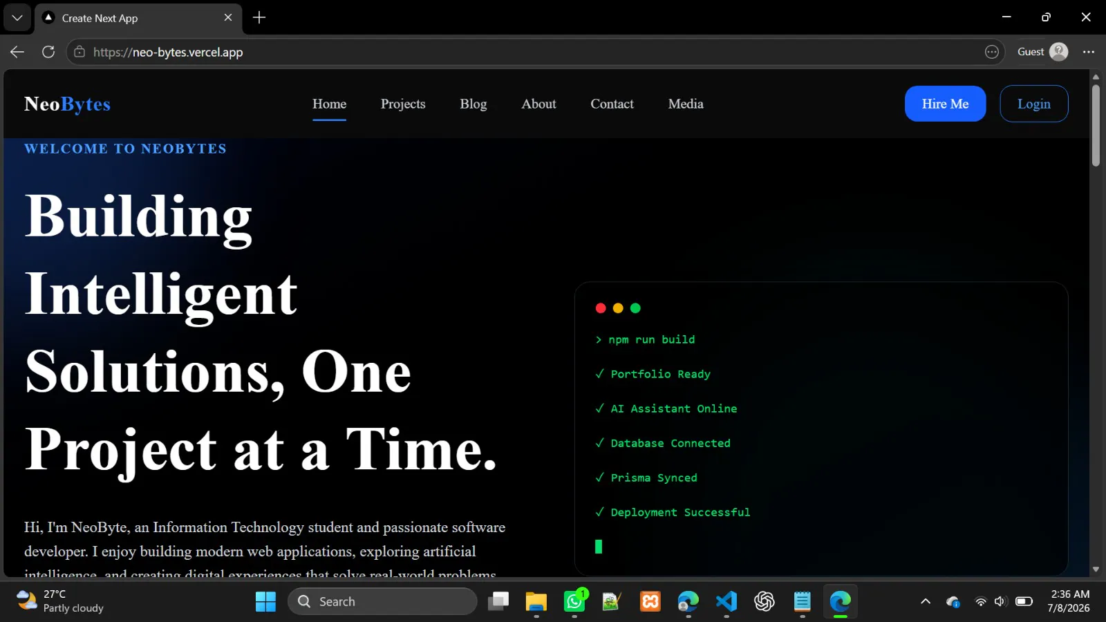NeoByteHq Website gallery image