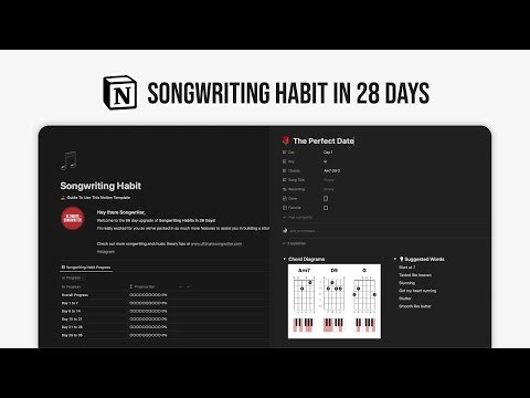 Songwriting Habit in 28 Days gallery image