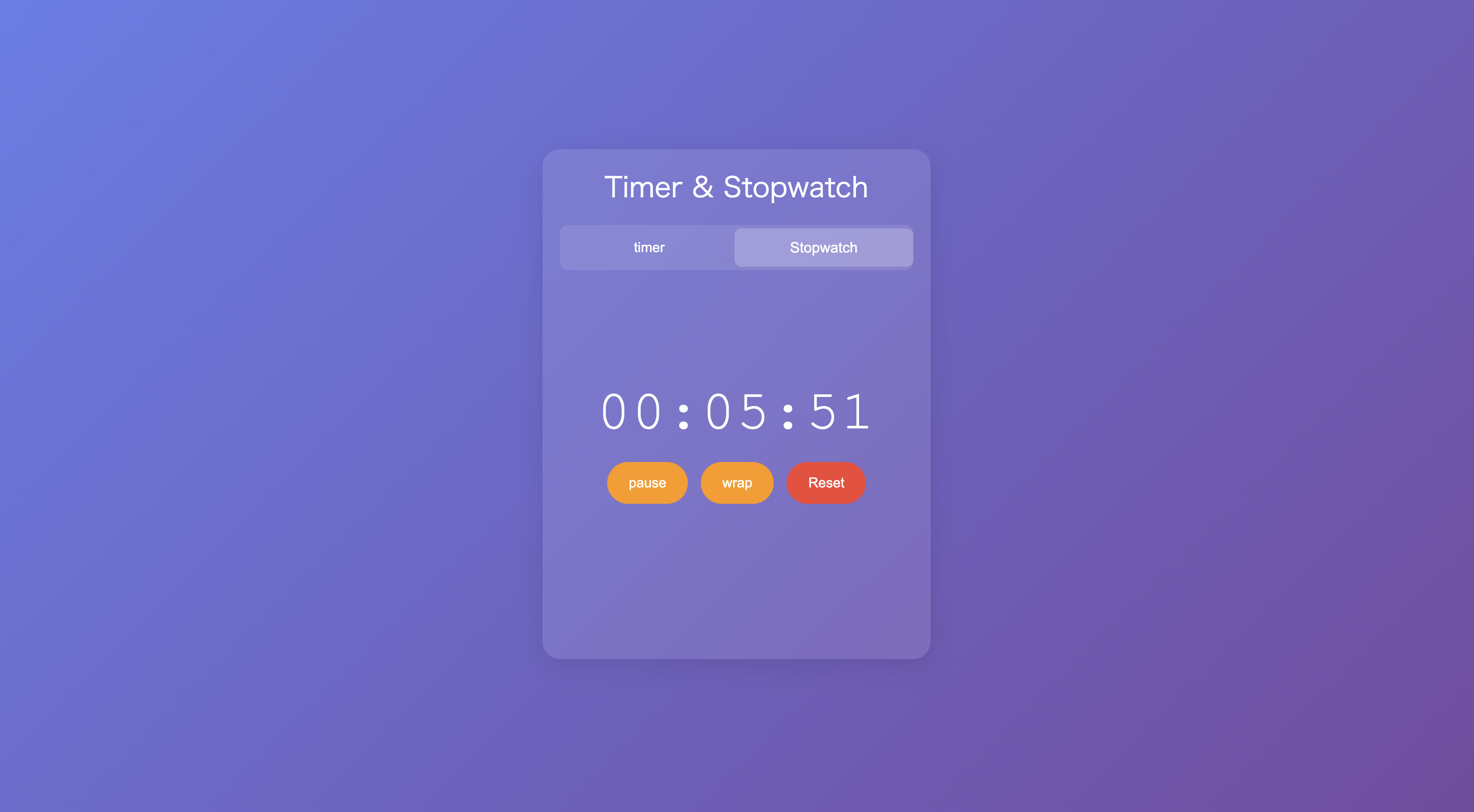 Simple Timer & Stopwatch gallery image
