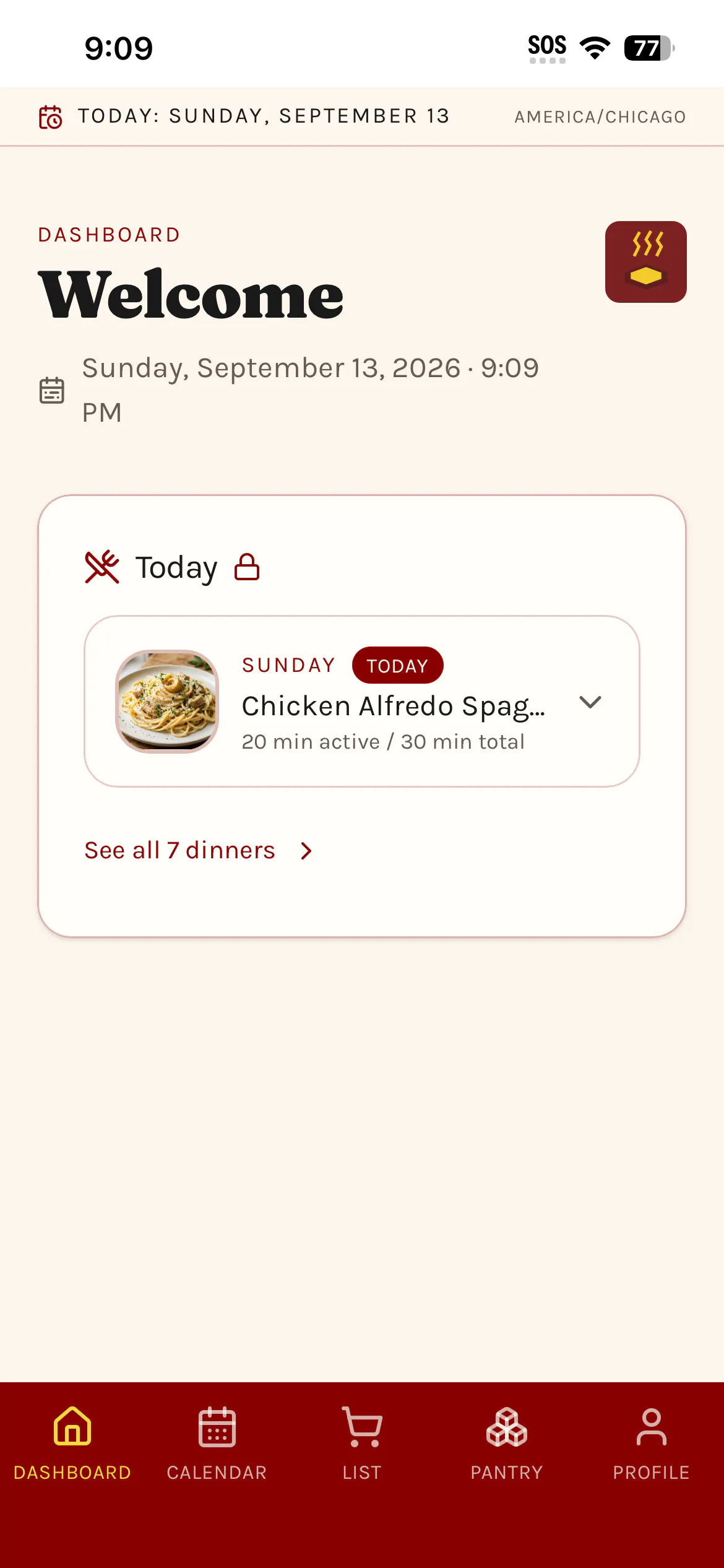 Simmer: Meal Planner gallery image