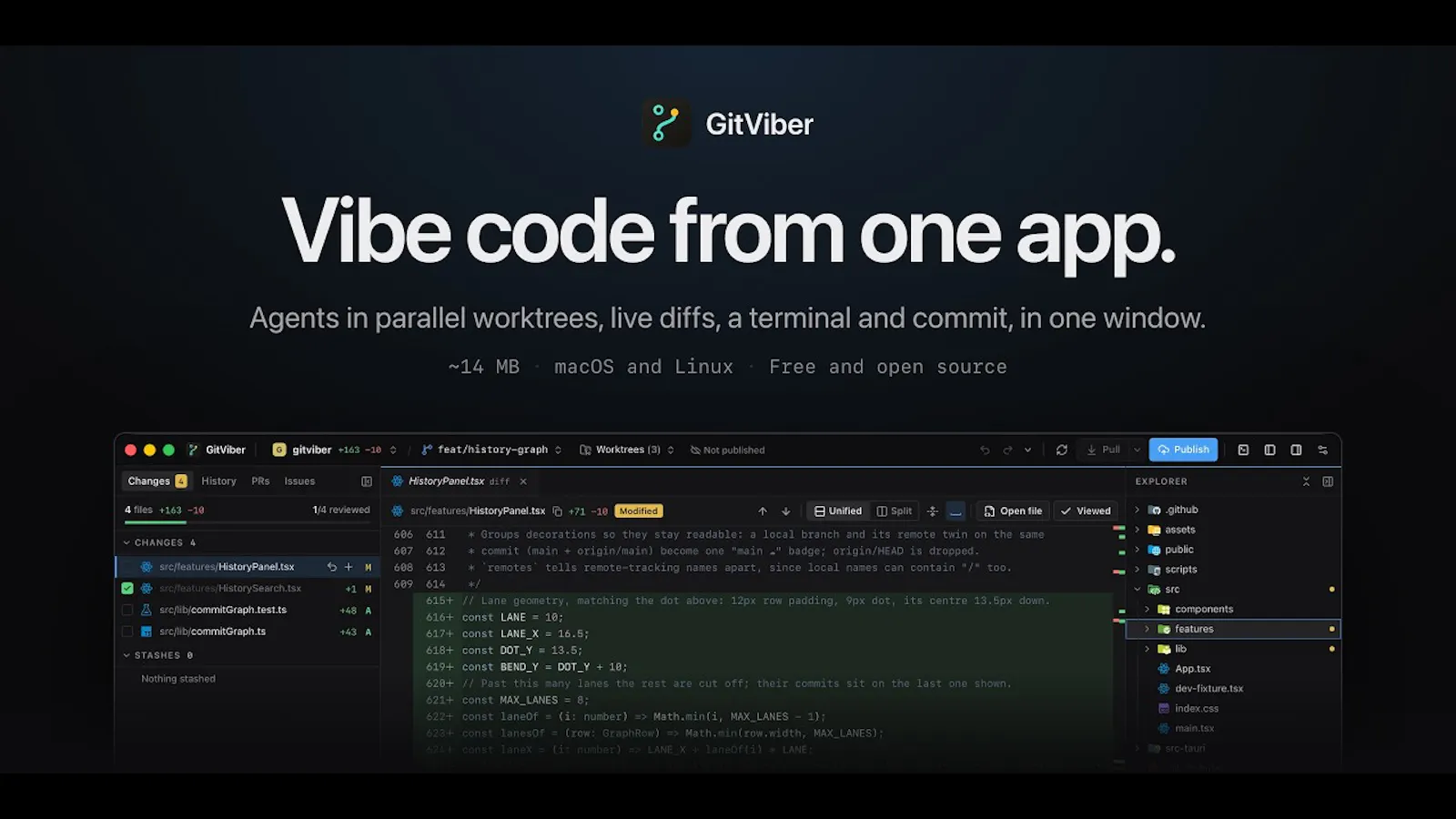 GitViber screenshot 1 (video preview)