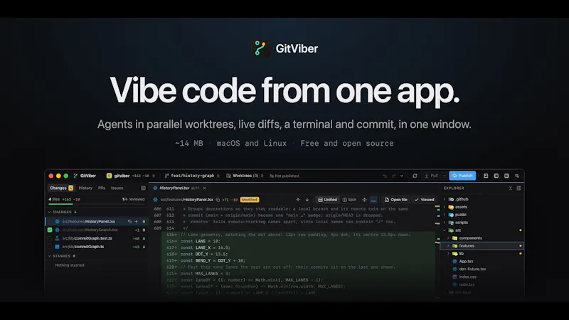 GitViber screenshot 1 (video preview)