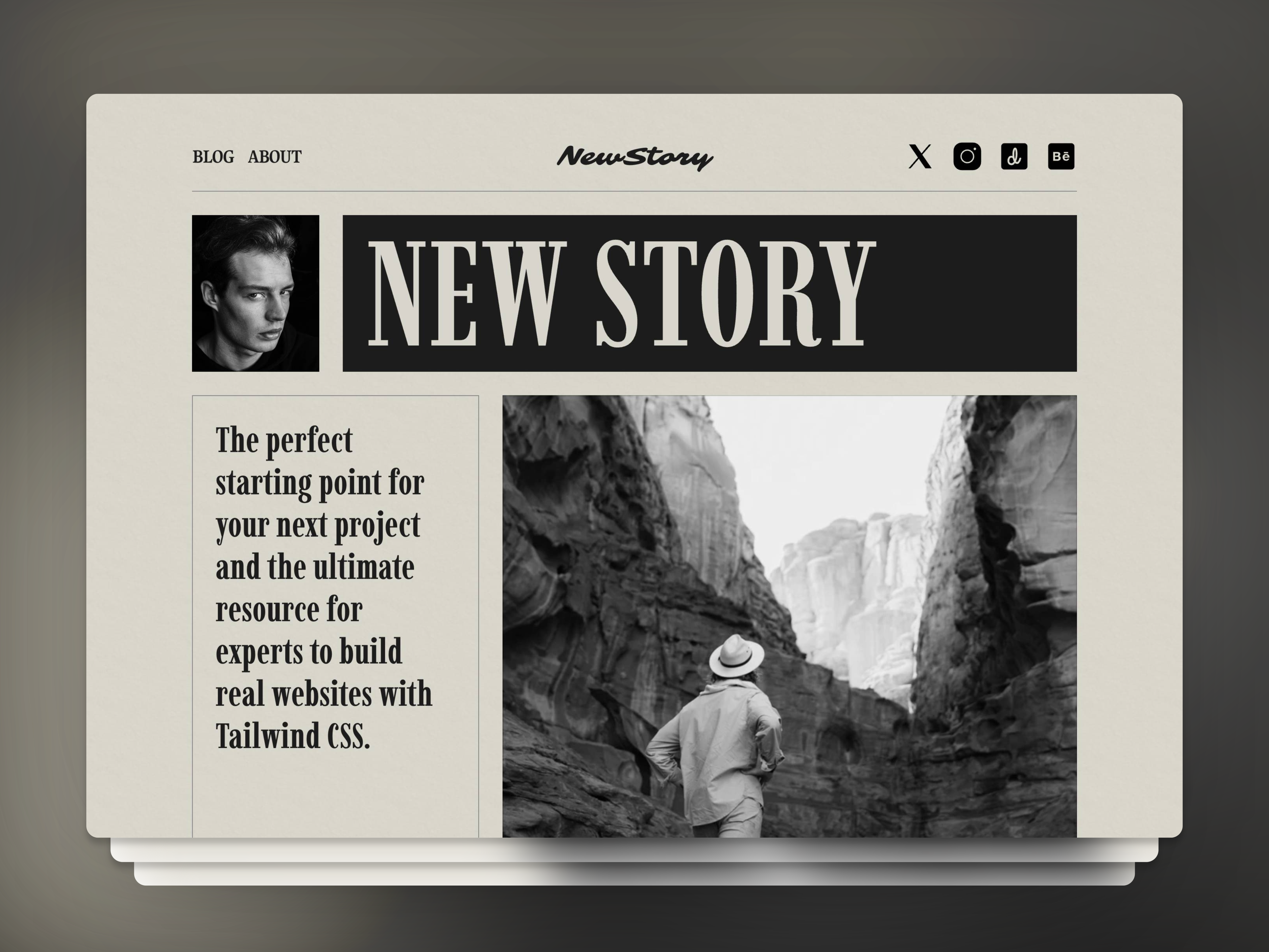 Newstory: Vintage Gazette Şablonu media 3