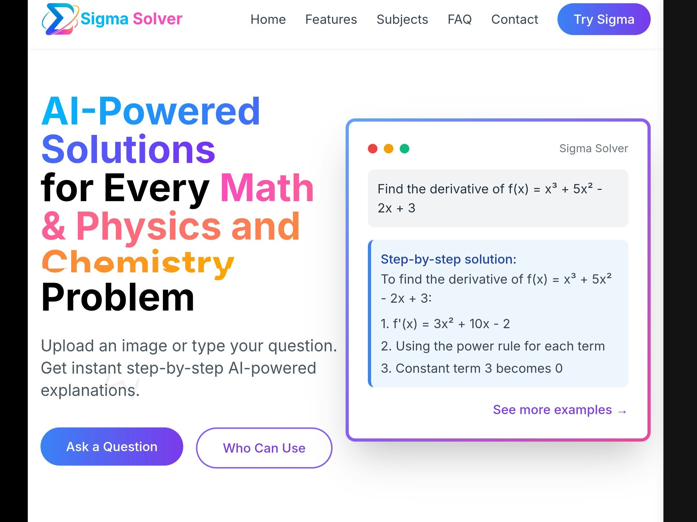 Sigma Solver media 1