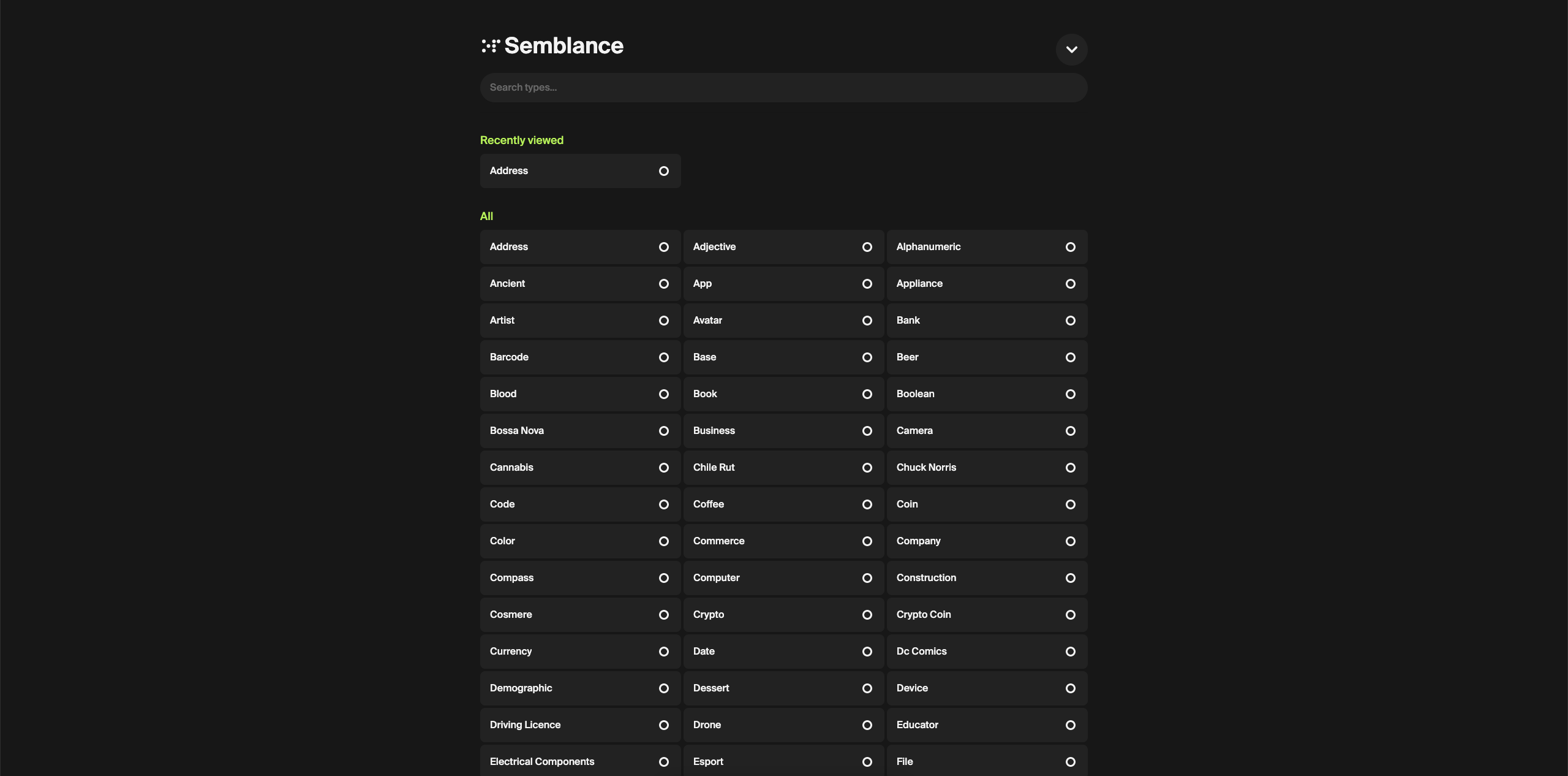 Semblance gallery image