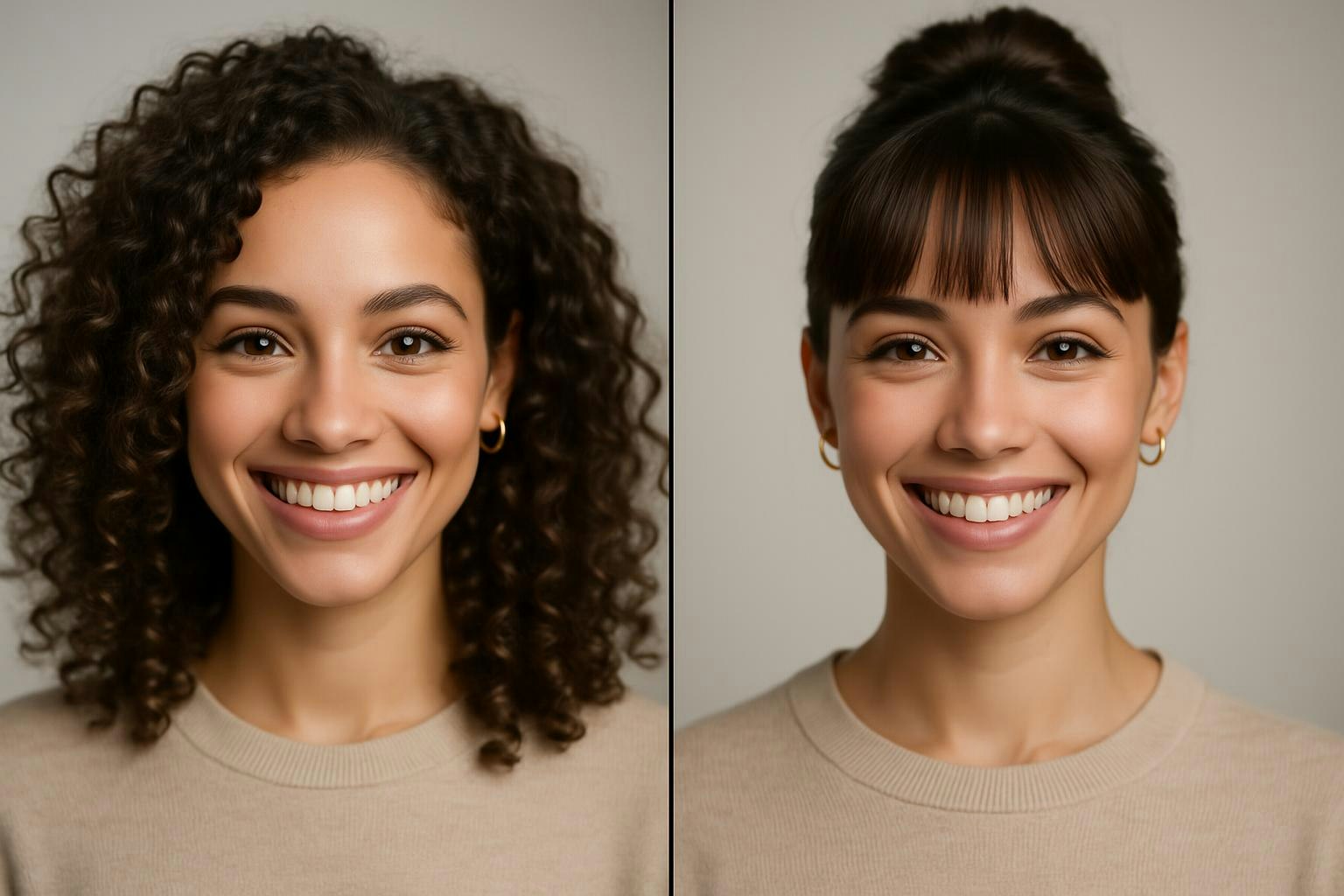 AI hairstyle changer gallery image