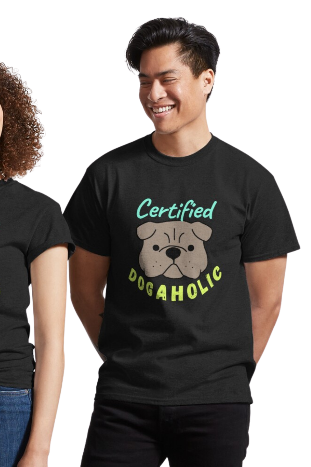 เสื้อยืด Dogaholic Classic ที่ผ่านการรับรอง - ฉันเป็น Dogaholic ที่ได้รับการรับรองซึ่งรัก Dog Dog Classic T-Shirt media 7