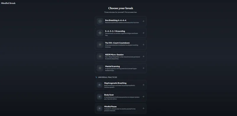 Mindful Breaks screenshot 4