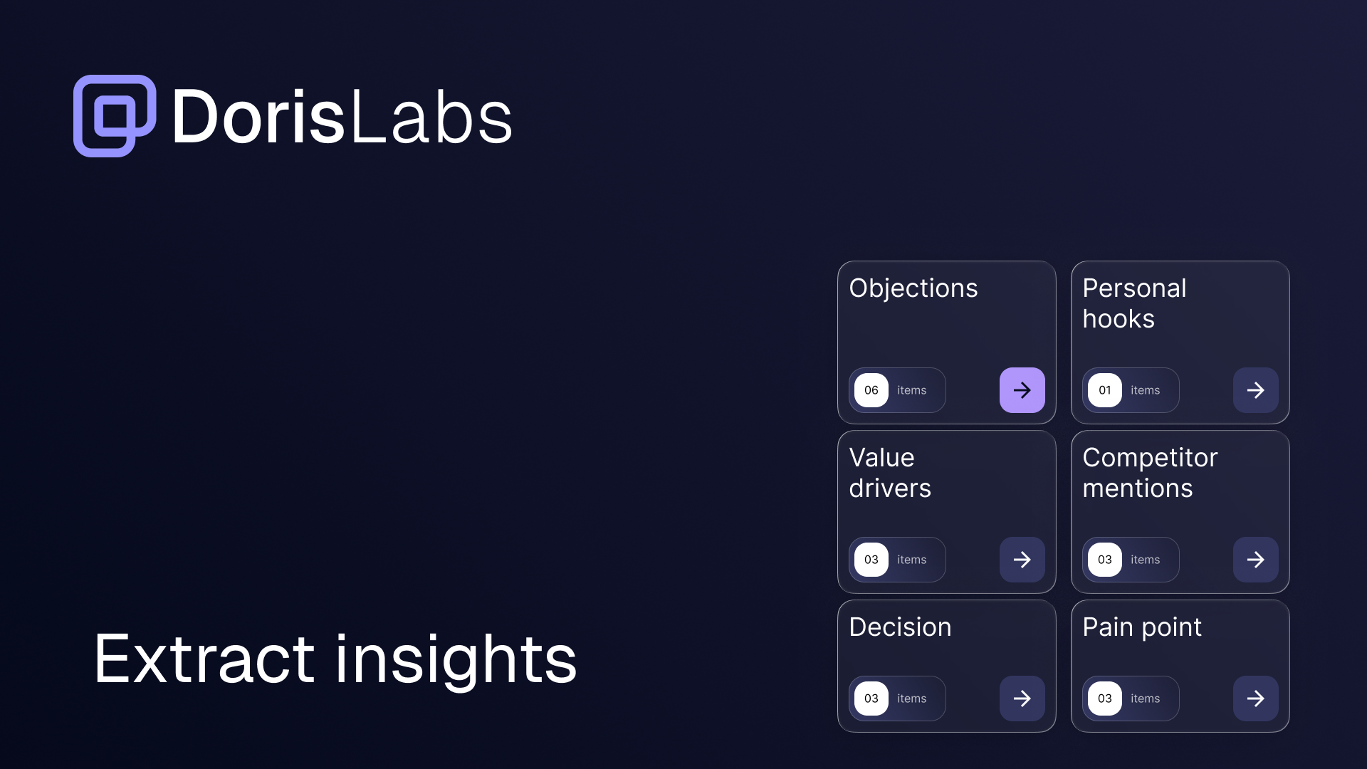 Doris - Screenshot 2 showing product features and functionality