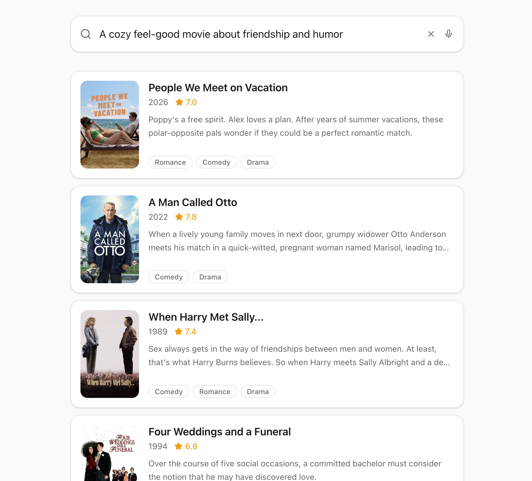 filmwhisper - Screenshot 2 showing product features and functionality