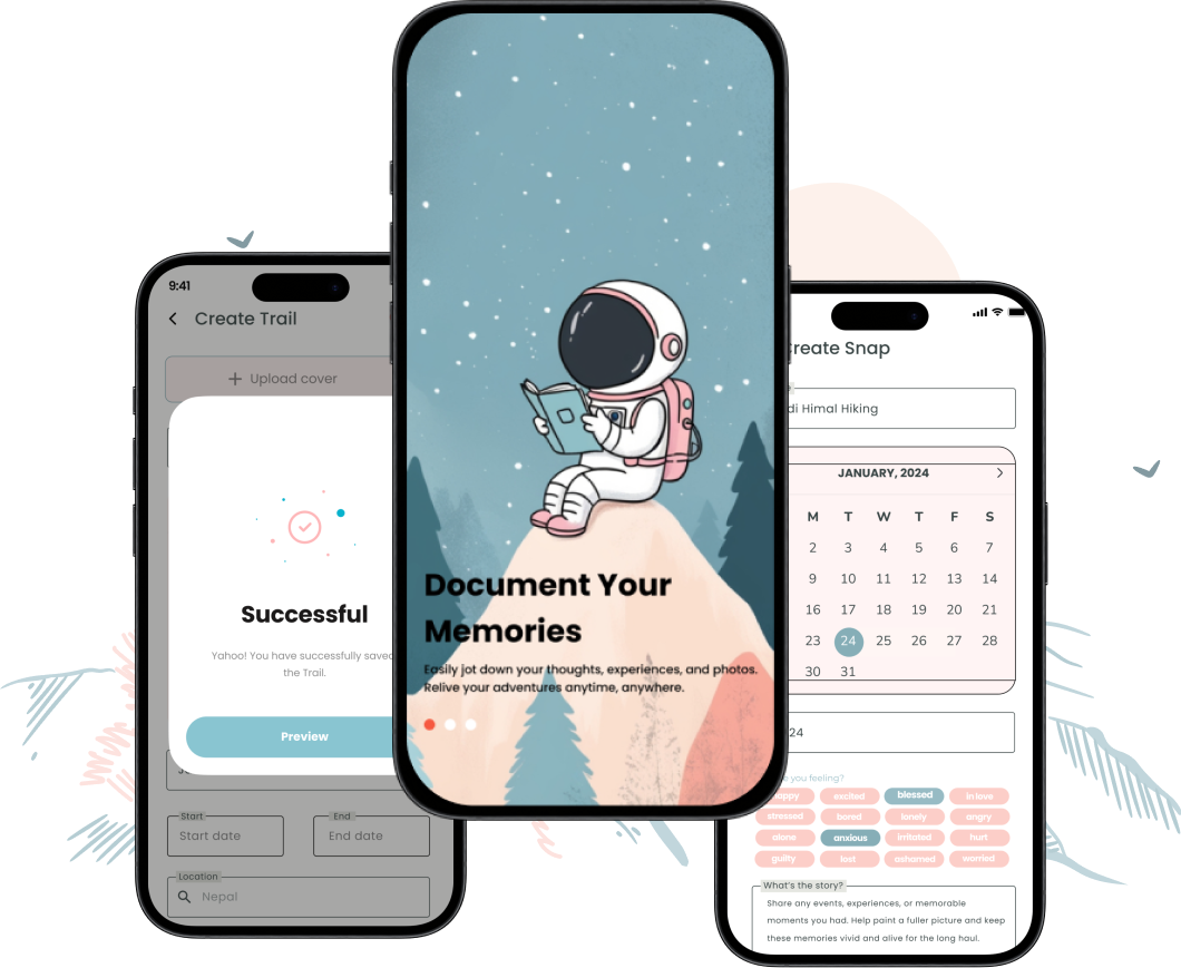 Snaptrail - 단순히 그것을 내려 놓고 공유하고 영감을주는 것을 불러 일으키십시오.✨ 미디어 2