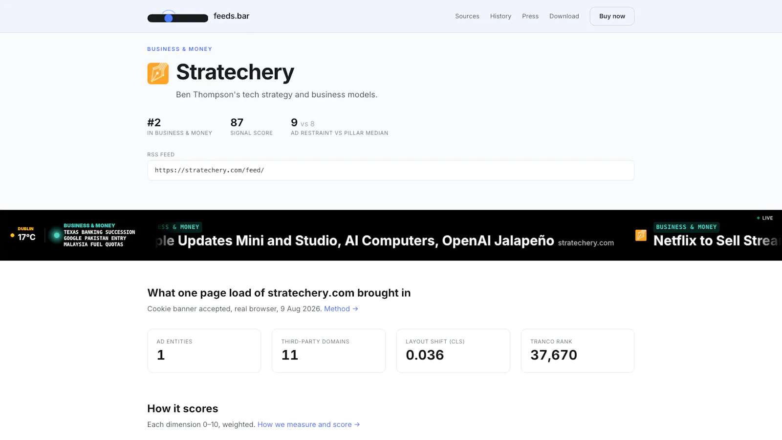 FeedsBar screenshot 9