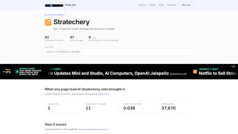 FeedsBar screenshot 9