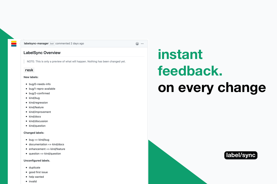 GitHub LabelSync gallery image