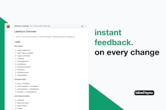 GitHub LabelSync gallery image
