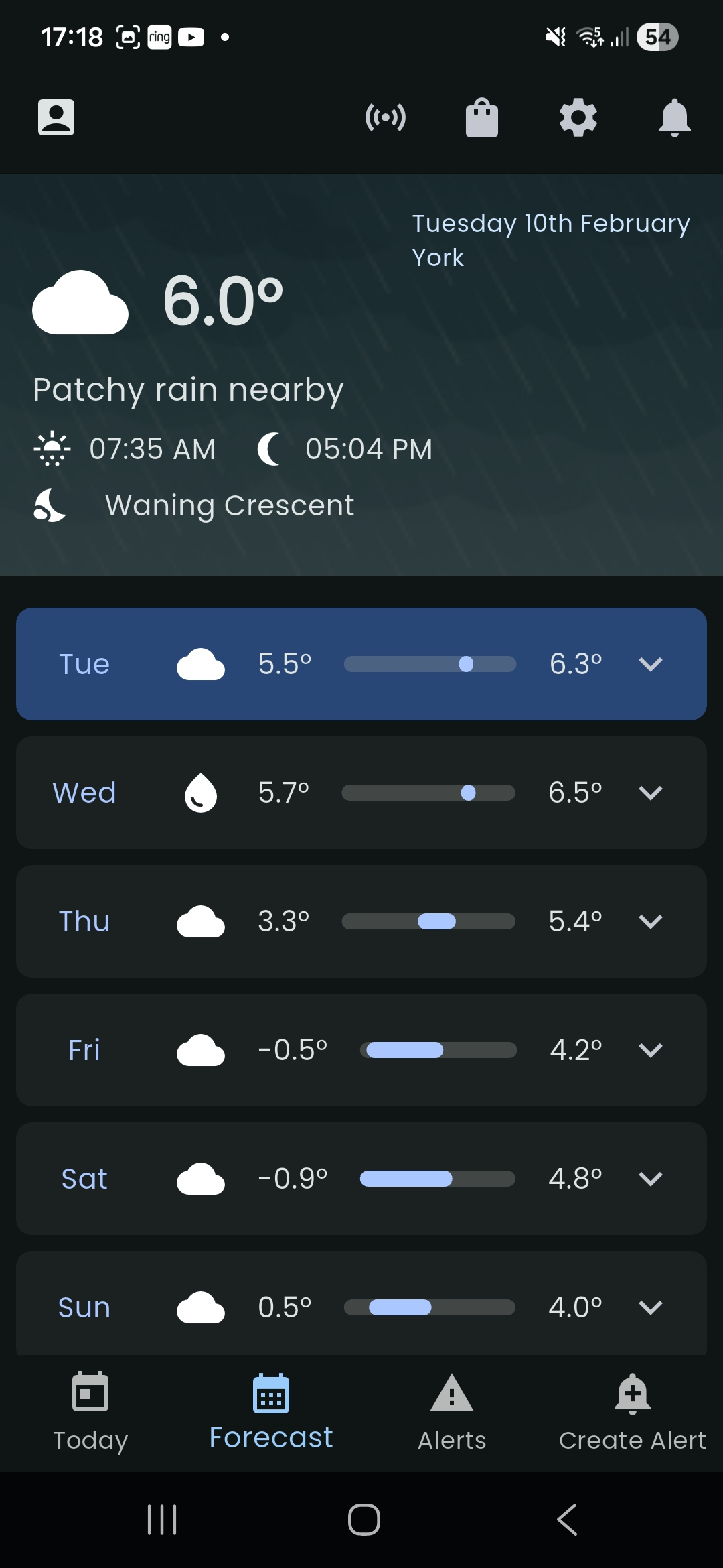 Weather Guardian - Screenshot 2 showing product features and functionality