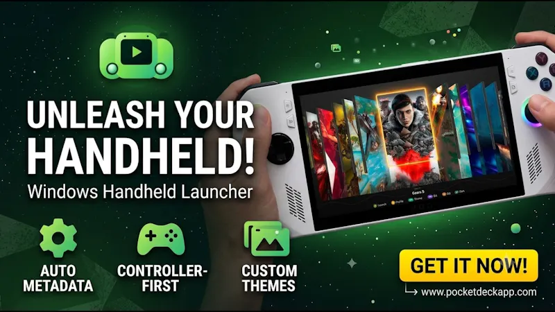 PocketDeck screenshot 1 (video preview)