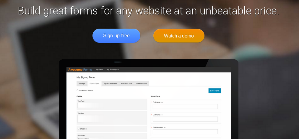 Awesome forms gallery image
