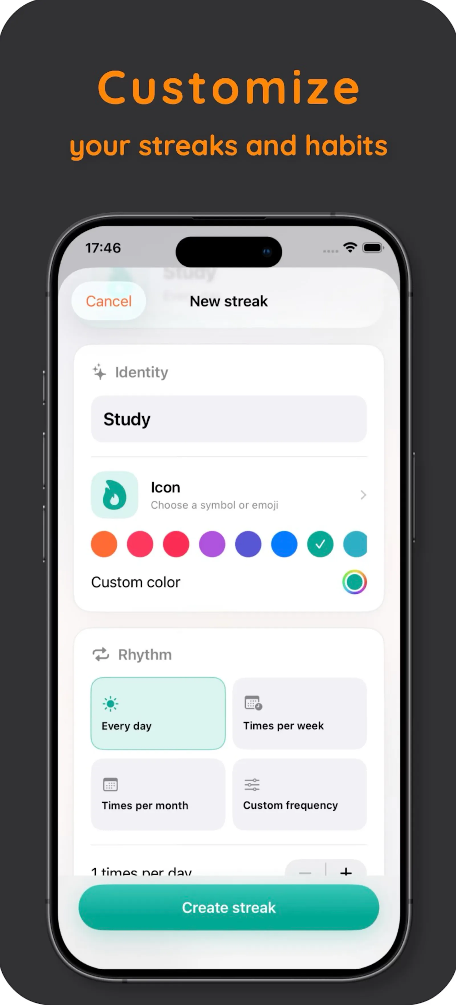 Streakly  screenshot 2