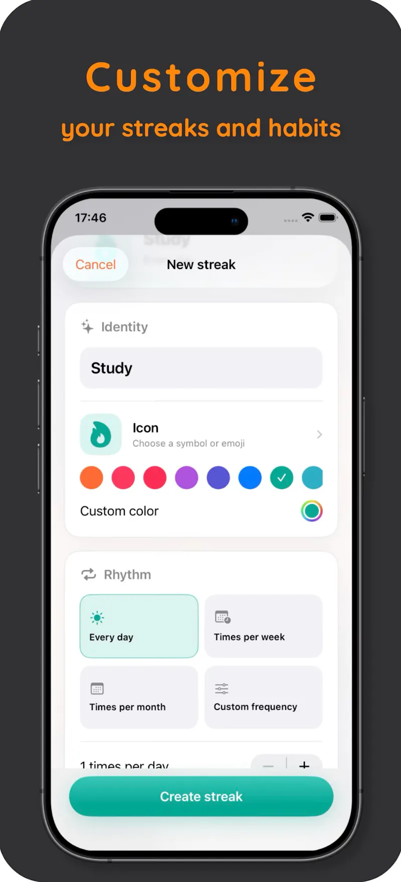 Streakly  screenshot 2