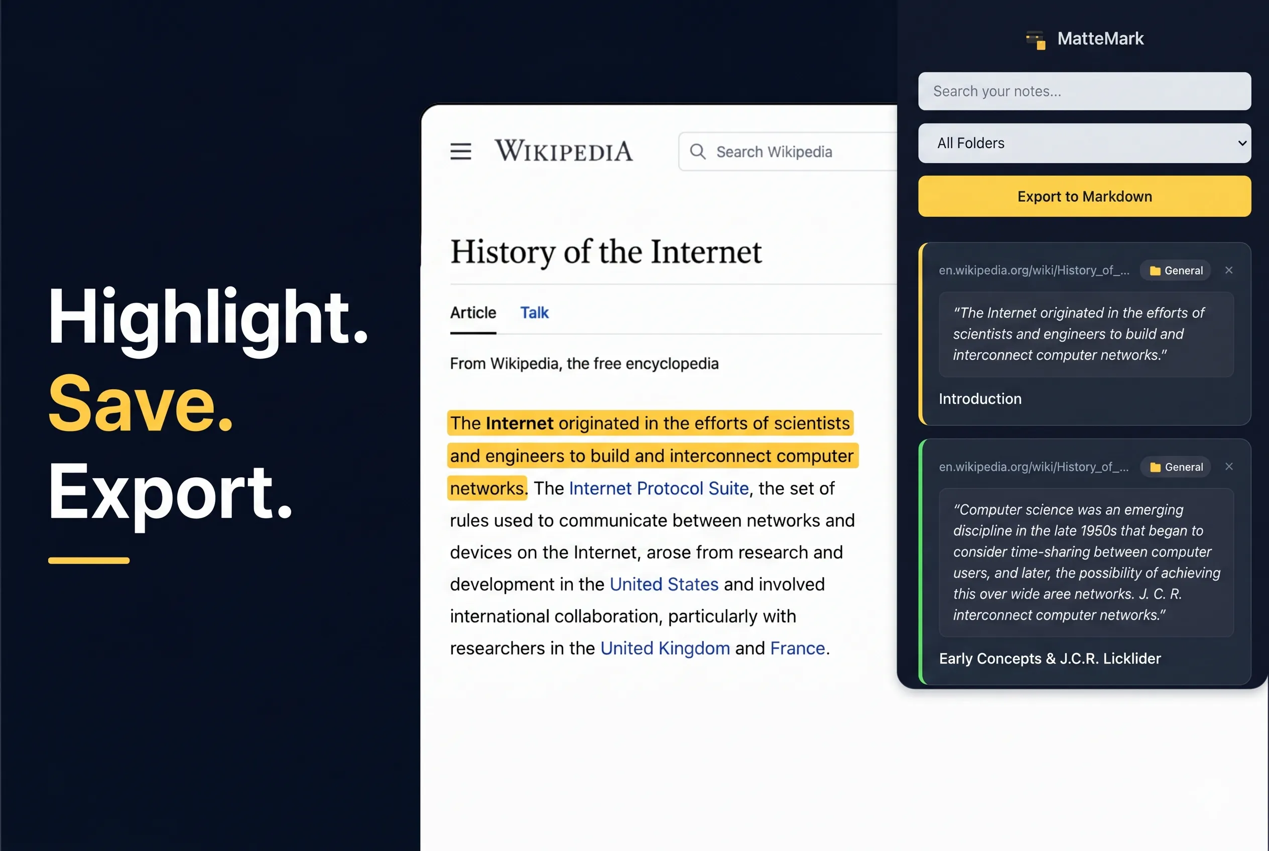 MatteMark - Web Highlighter & Notes Tool gallery image
