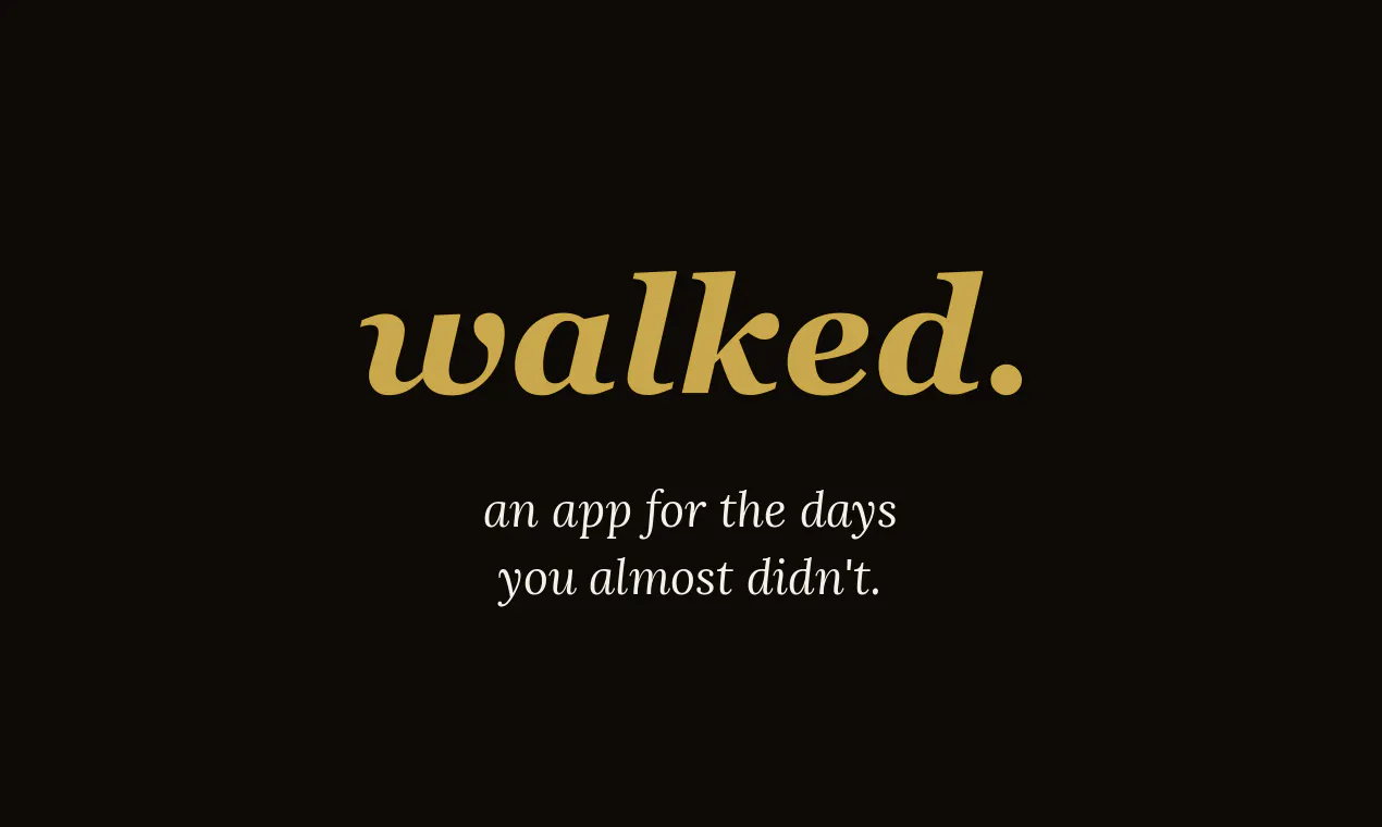 walked. gallery image