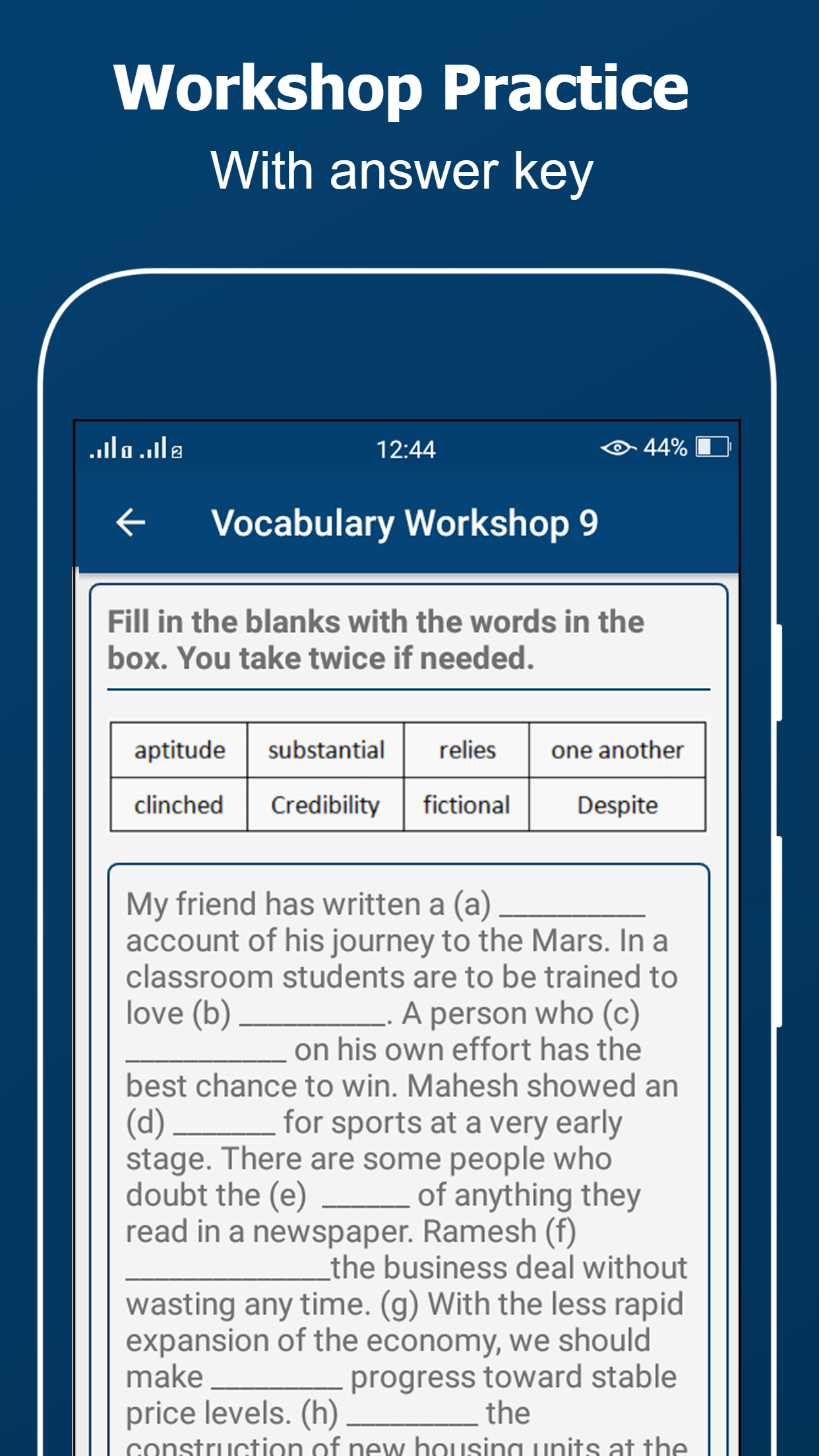 English Vocabulary gallery image