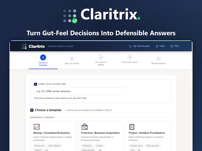 Claritrix  screenshot 2