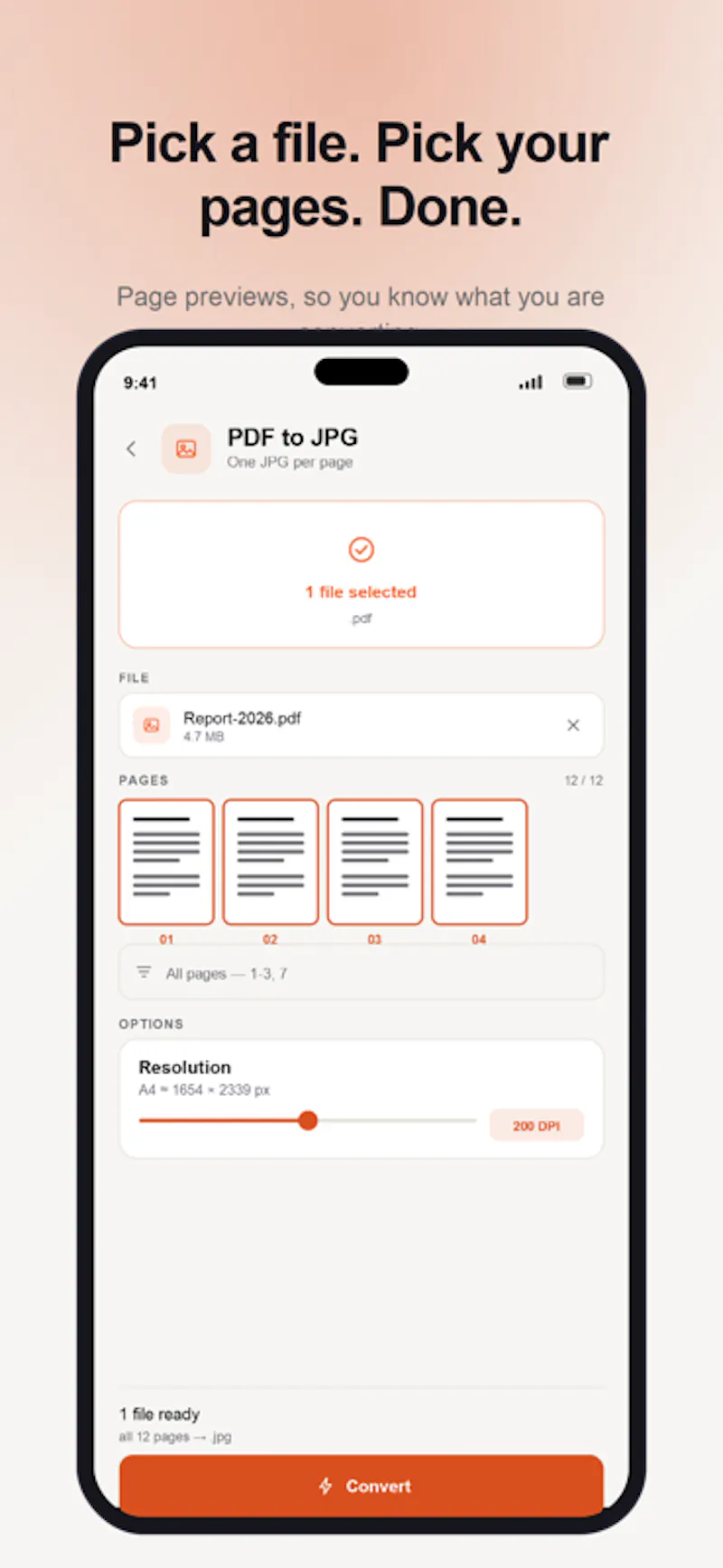 Offline Simple PDF Converter screenshot 3