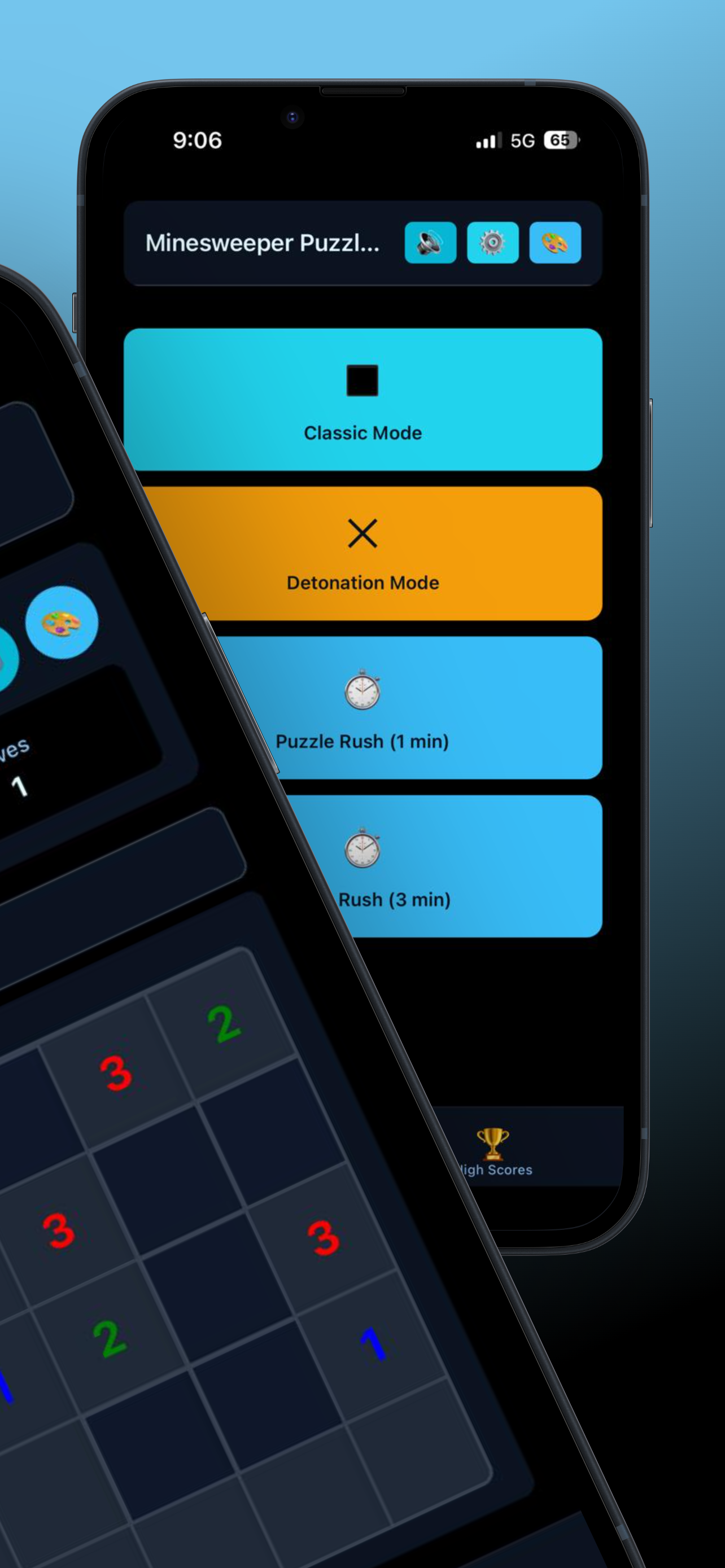Minesweeper Puzzle Rush - Screenshot 2 showing product features and functionality