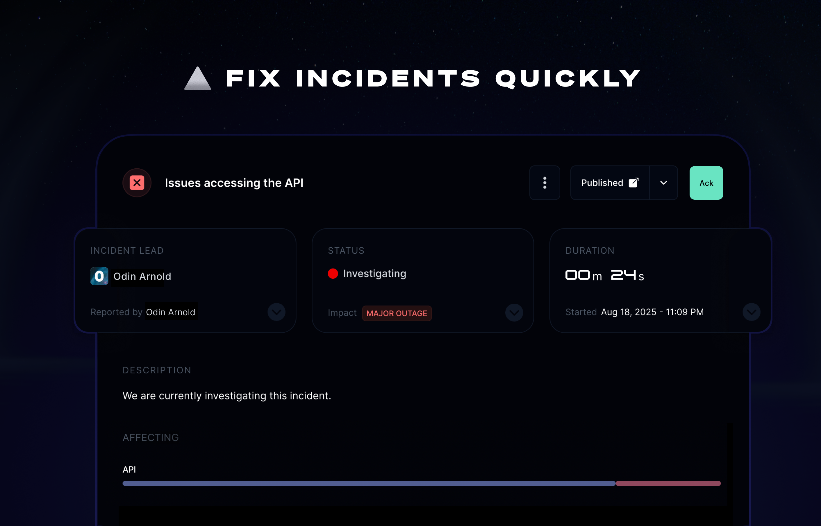 Instatus 2.0 - Monitör.Düzeltmek.Paylaşın - Kesinti için hazır olun! medya 3
