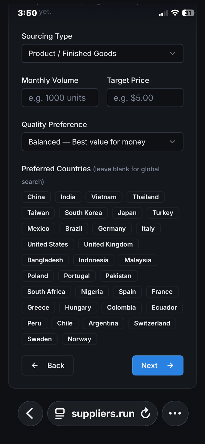 Suppliers.Run  screenshot 4