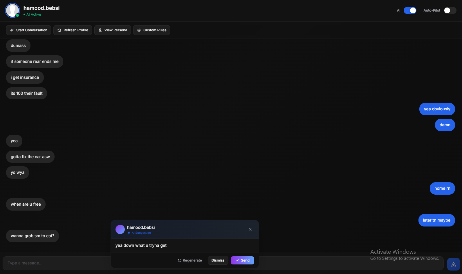 Raiden - Main product screenshot demonstrating key features and user interface