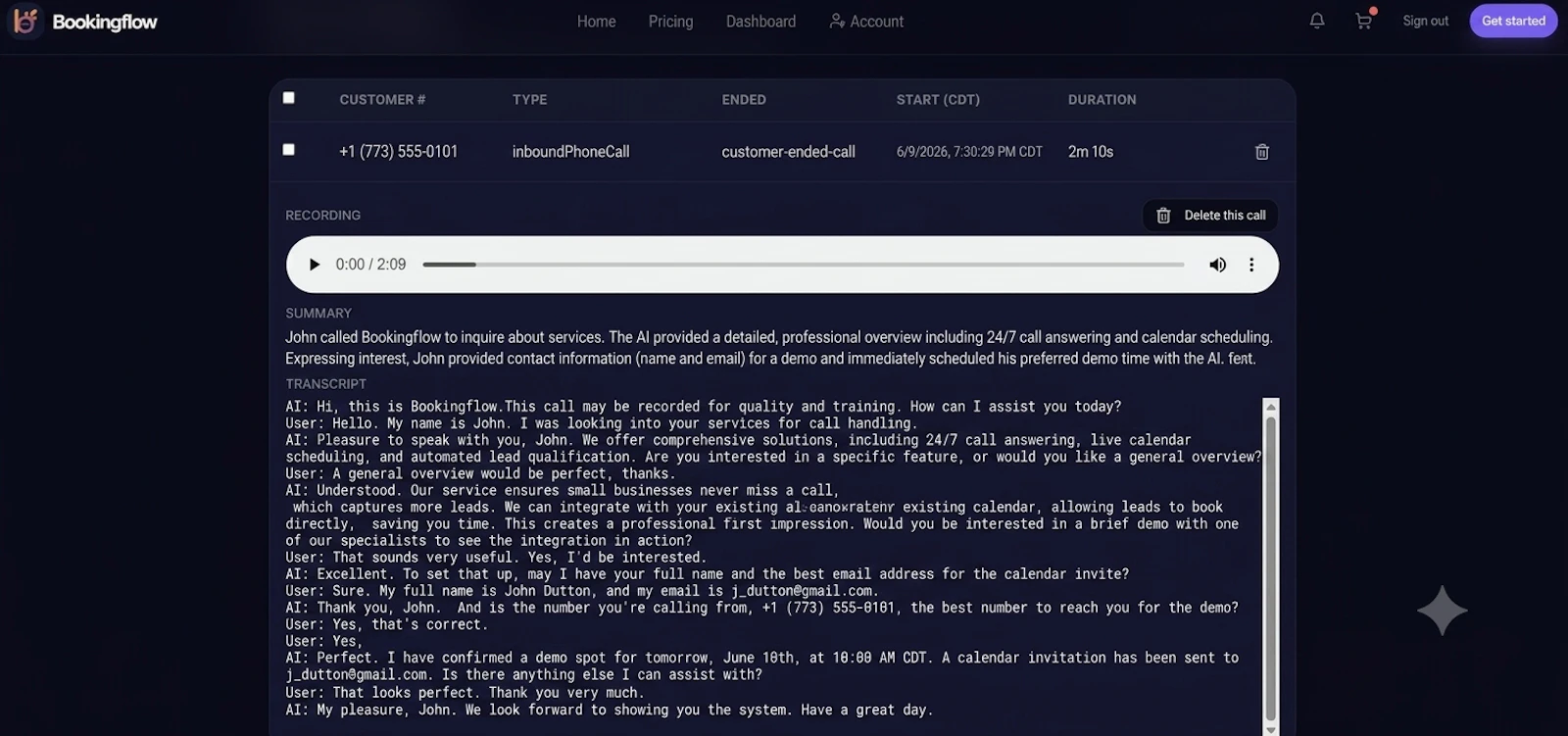 BookingFlow screenshot 4